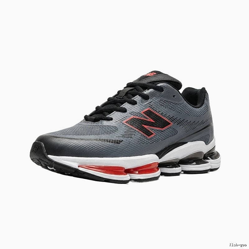 New Balance casual sports grey and red shoes