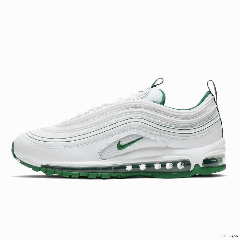 Nike Air Max 97 Trendy White and Green Sports Shoes