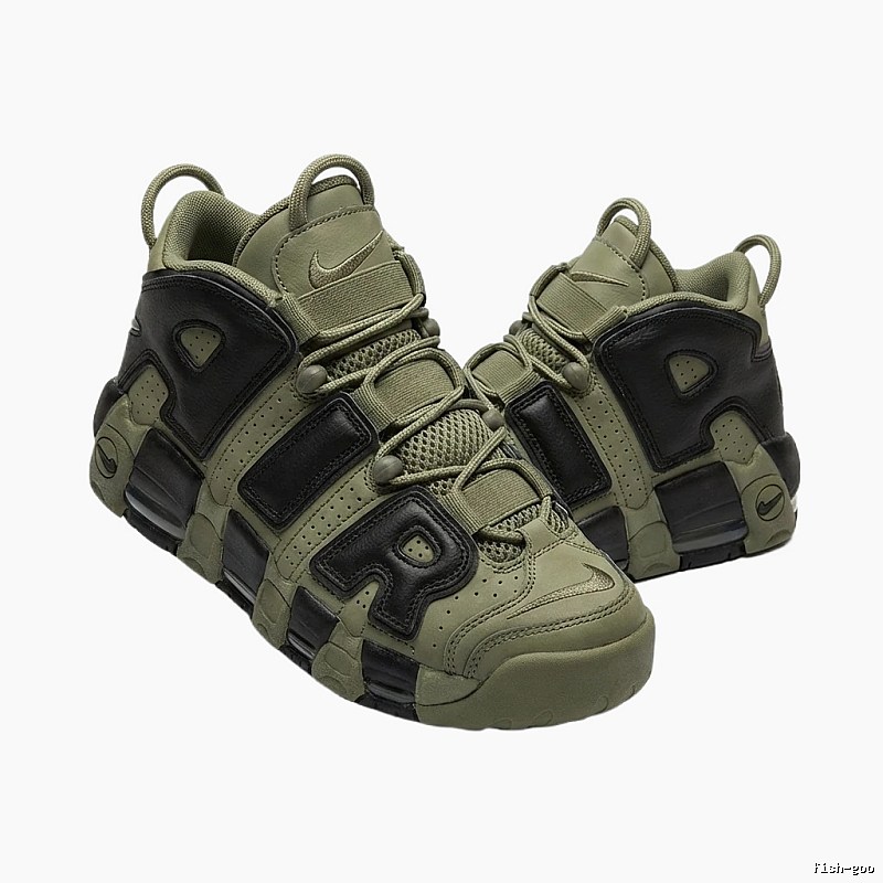 Nike Pippen retro style olive green shoes