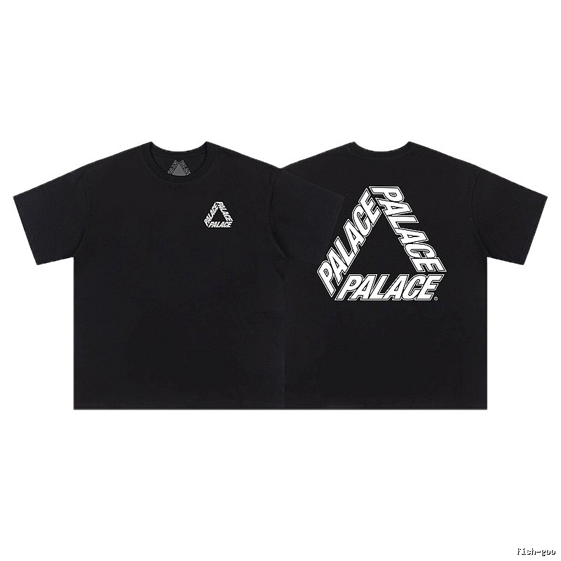 Palace Classic Triangular Street Style Black T-Shirt