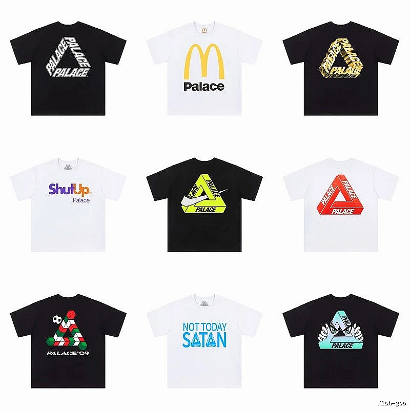 Palace Triangle Series Street Style Multicolor T-shirt