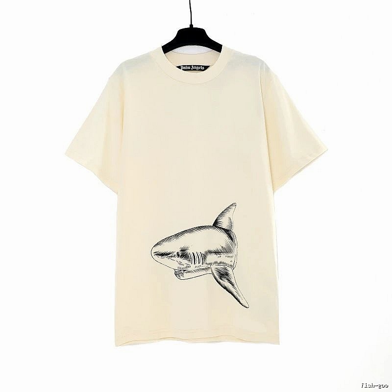 Palm Angels Relaxed Logo T-shirt White Palm Tree with Versatile Design