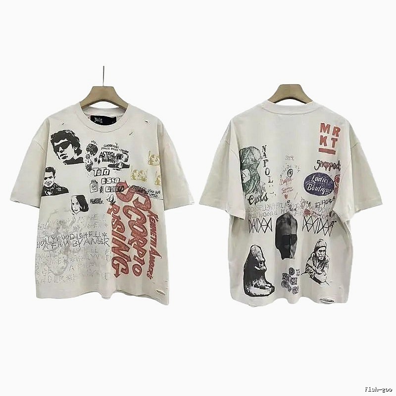 Paly Hollywood Graffiti Retro Off-white T-shirt