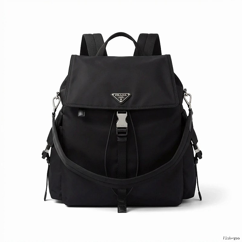 Prada classic black backpack