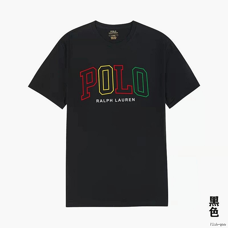 Ralph Lauren POLO-style black T-shirt