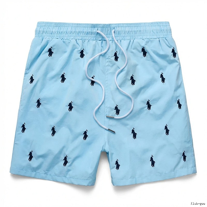 Ralph Lauren Polo style light blue shorts
