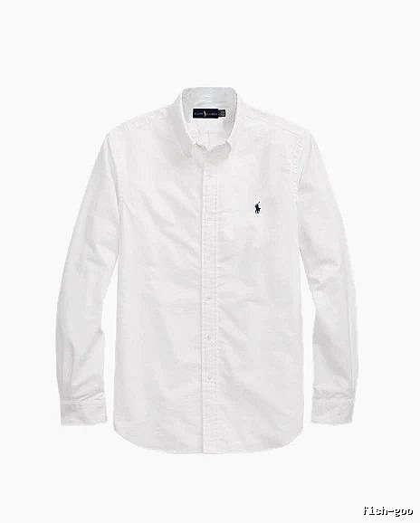Ralph Lauren White Button-Down Shirt Casual Layering