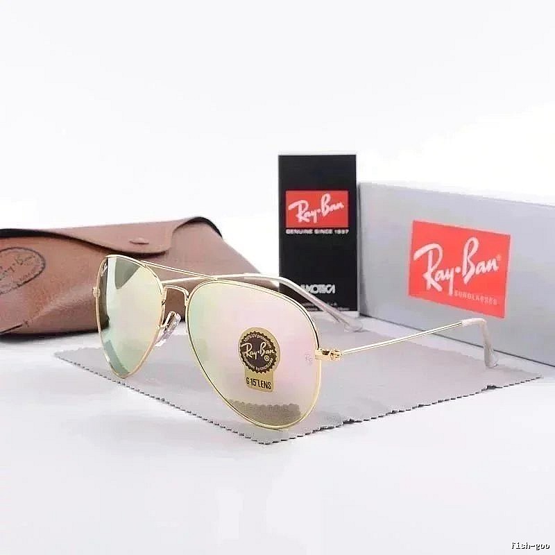 Ray-Ban Urban Aviator sunglasses Metal Frame Sunglasses with Statement Pattern