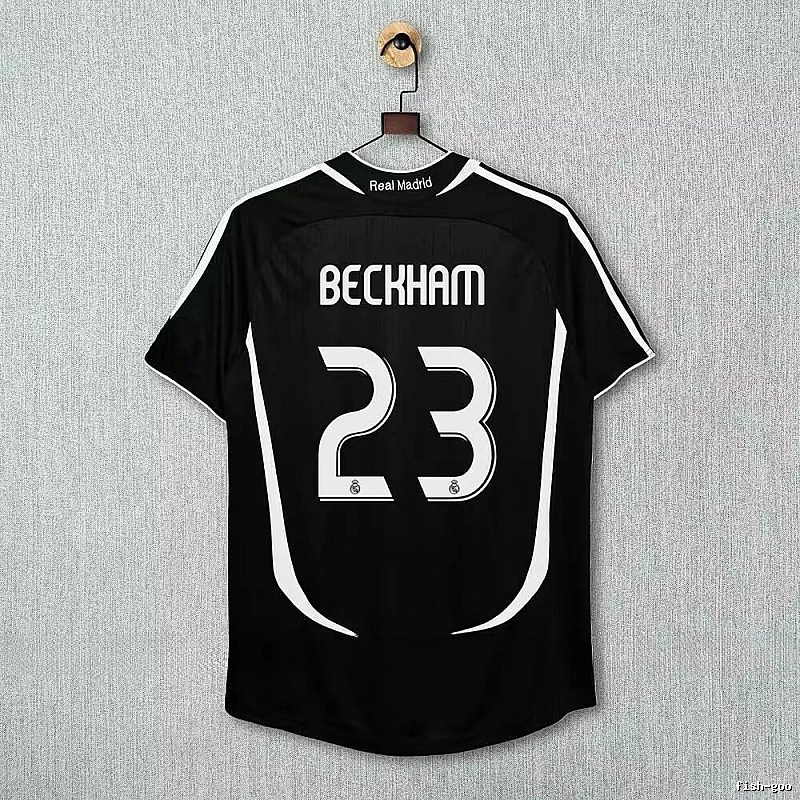 Real Madrid Monogram Retro Teka soccer jersey White Retro Football for Casual Outfits