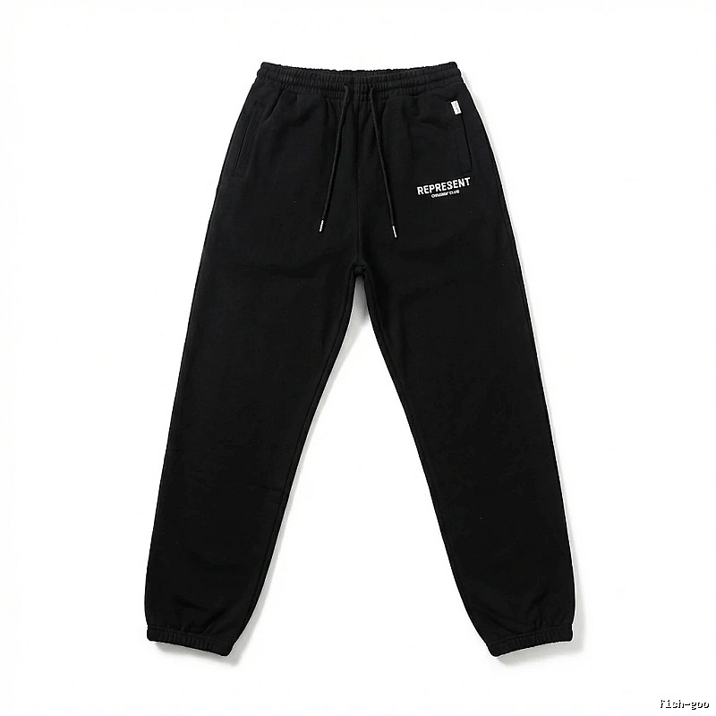 Represent Basic Style Casual Black Sweatpants