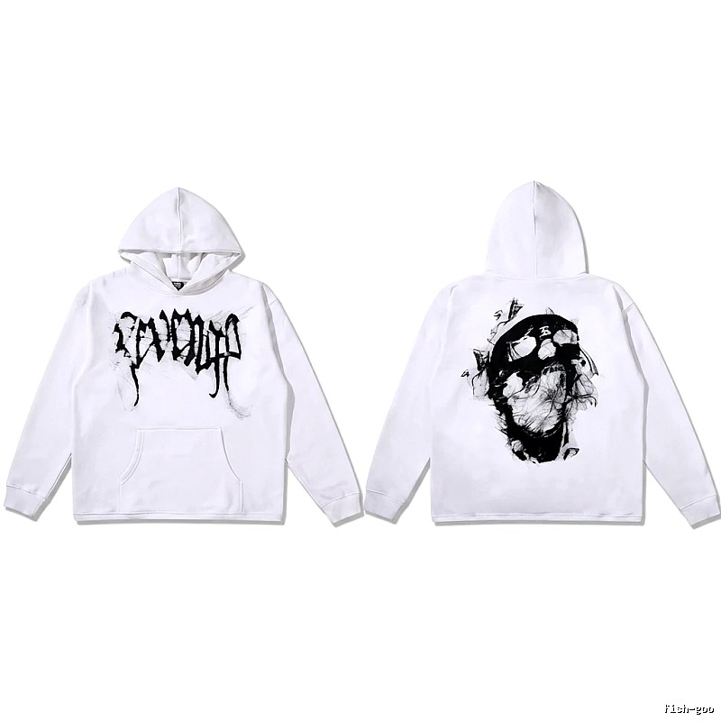 Revenge dark - style white hoodie