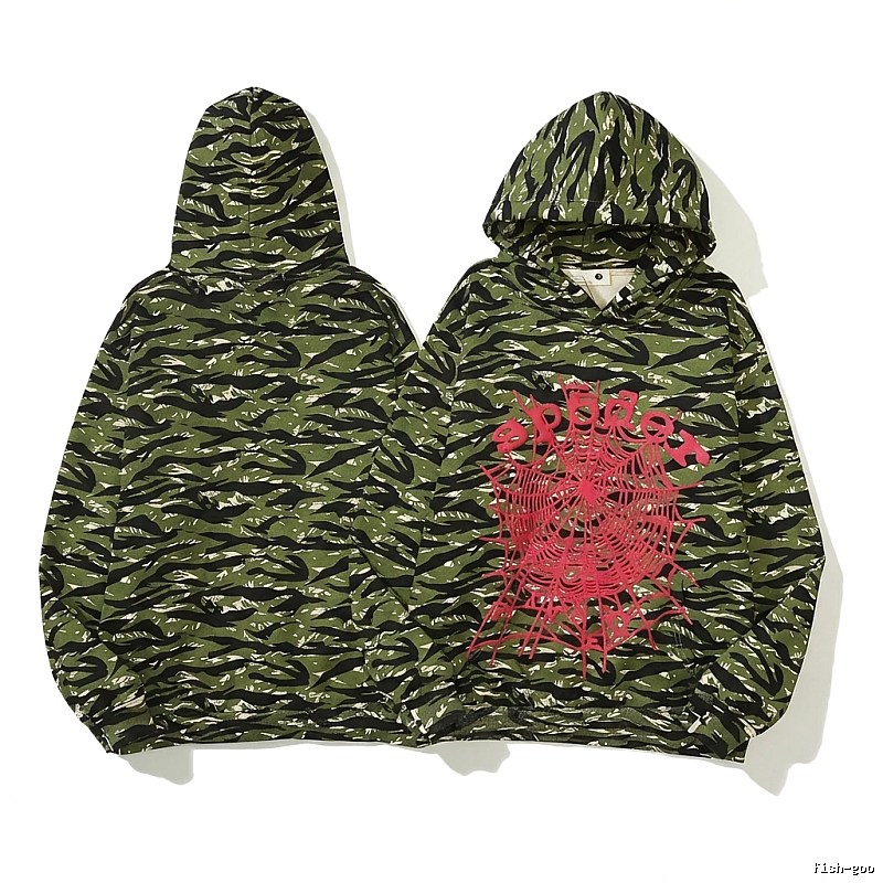 Sp5der camouflage hoodie