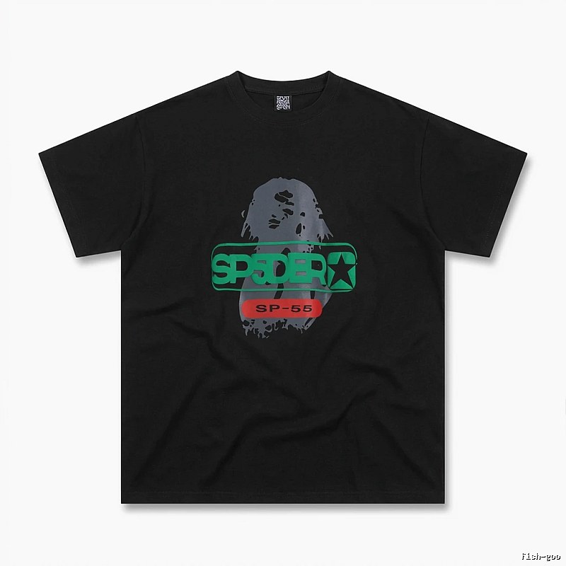 Sp5der Dark Cool Trend Short Sleeve
