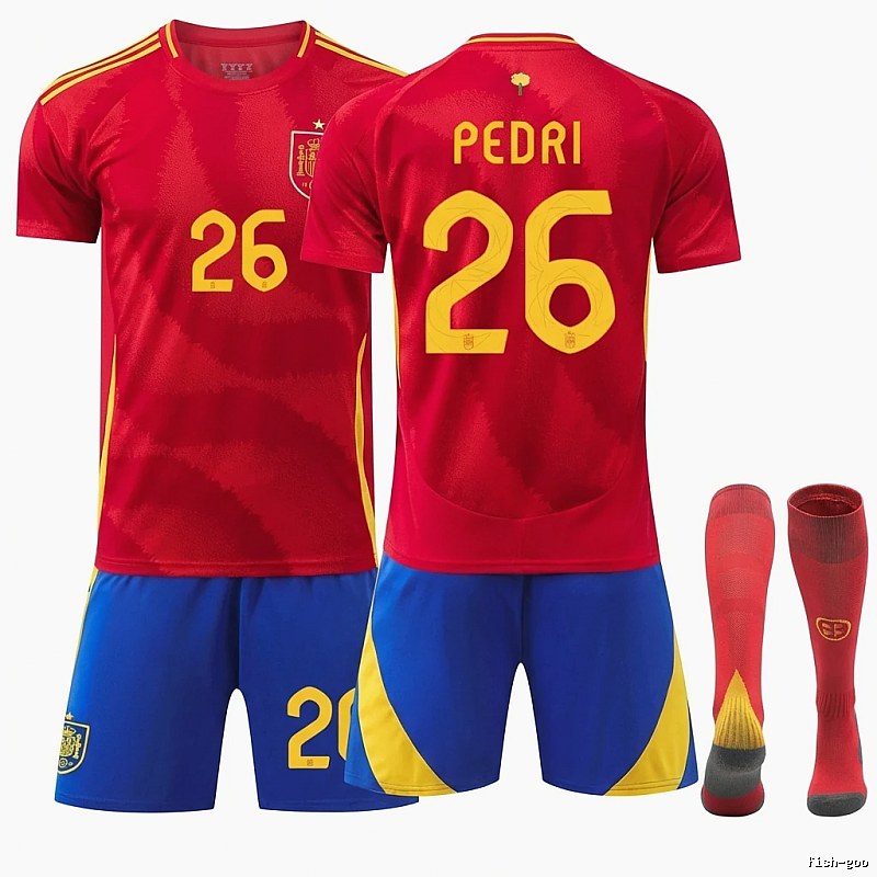Spanish Pedri series red jerseys