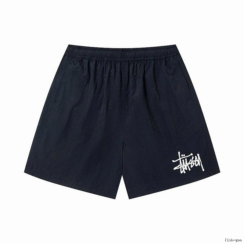 Stussy Classic Graffiti Street Style Black Shorts