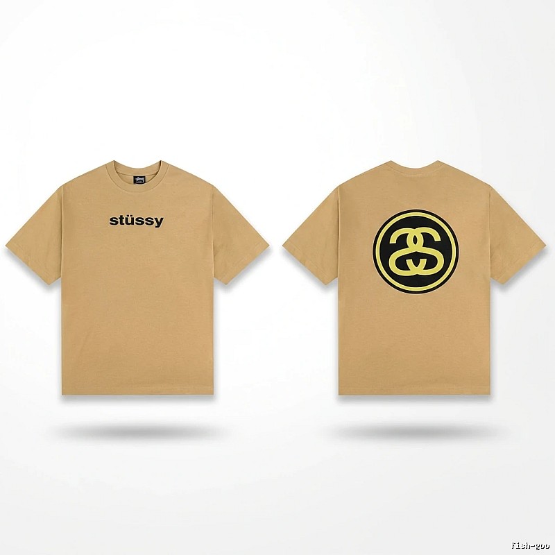 Stussy classic khaki short-sleeve