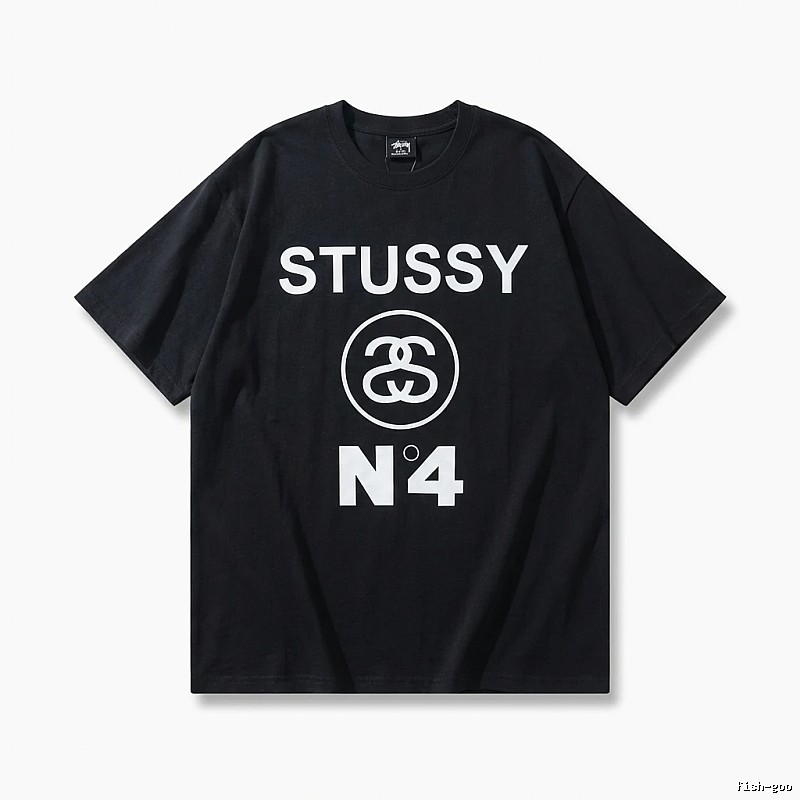 Stussy classic style black T-shirt