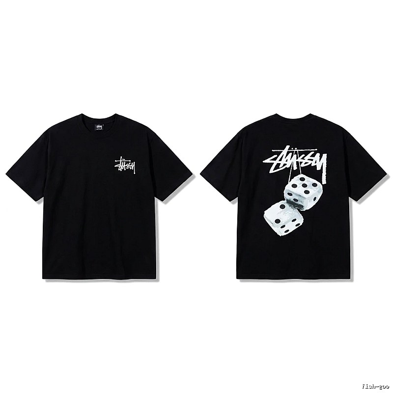 Stussy Dice Style Black T-shirt