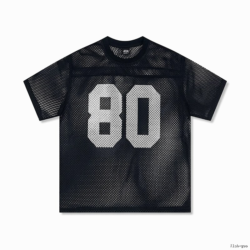 Stussy Digital 80 Sporty Style Black T-shirt
