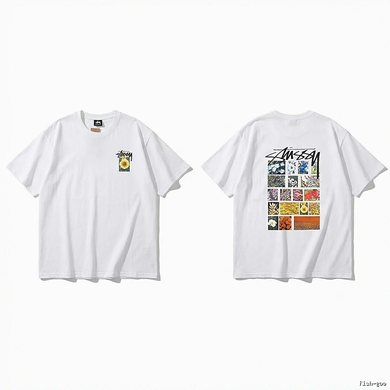 Stussy Floral Series White T-shirt