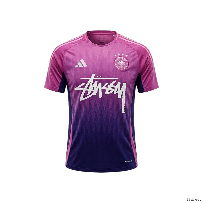 Stussy Gradient Style Pink-Purple T-shirt