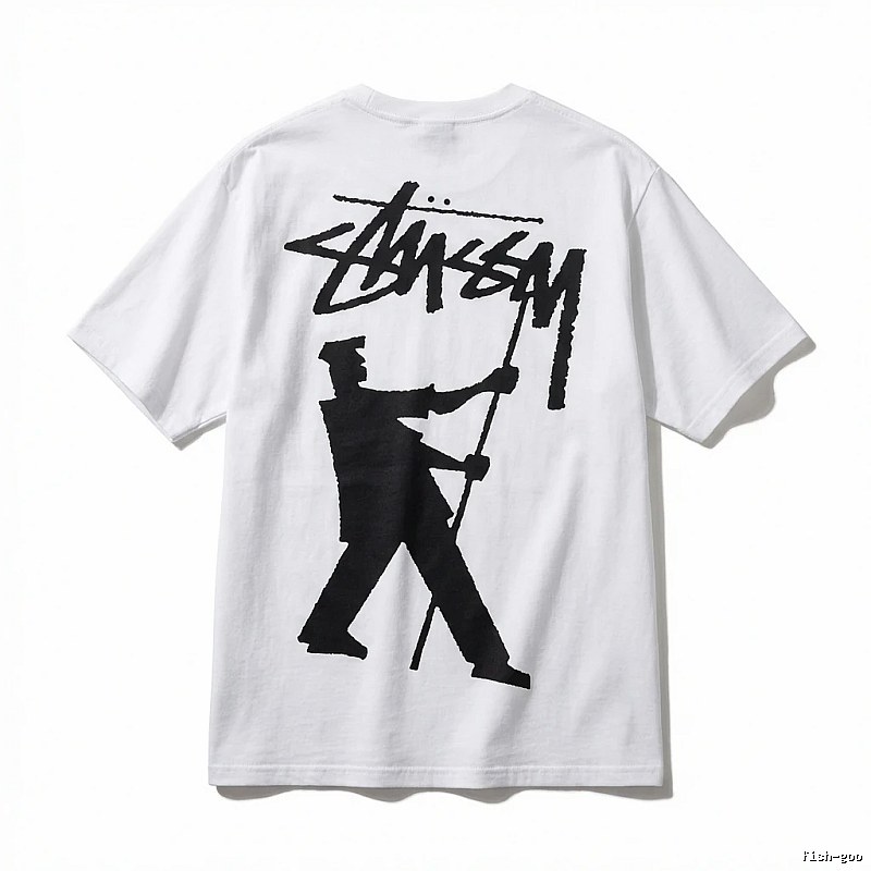 Stussy Graffiti Style White T-shirt