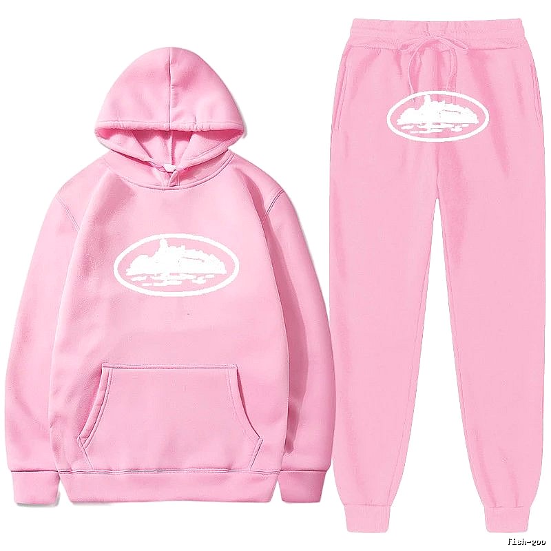 Stussy Pink Red Tracksuit Set Statement Graphic Logo