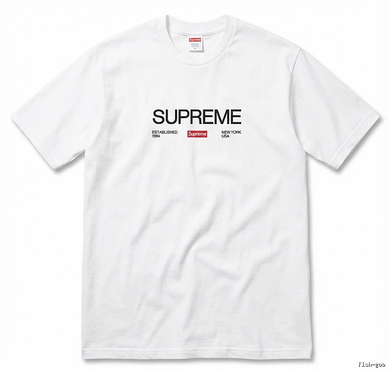 Supreme basic simple white T-shirt