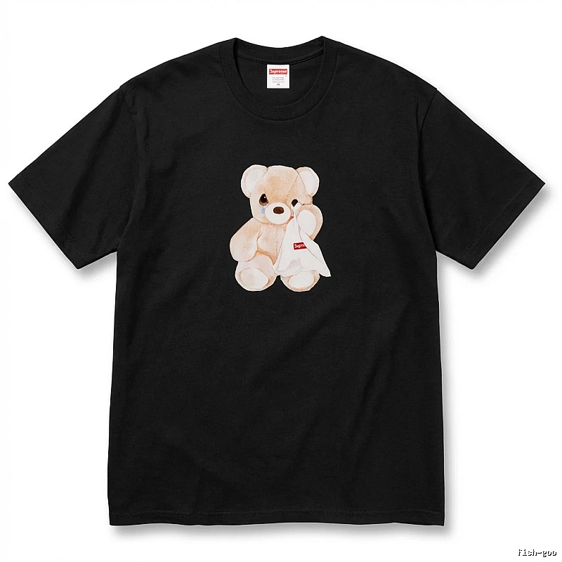 Supreme Bear Print Black T-shirt