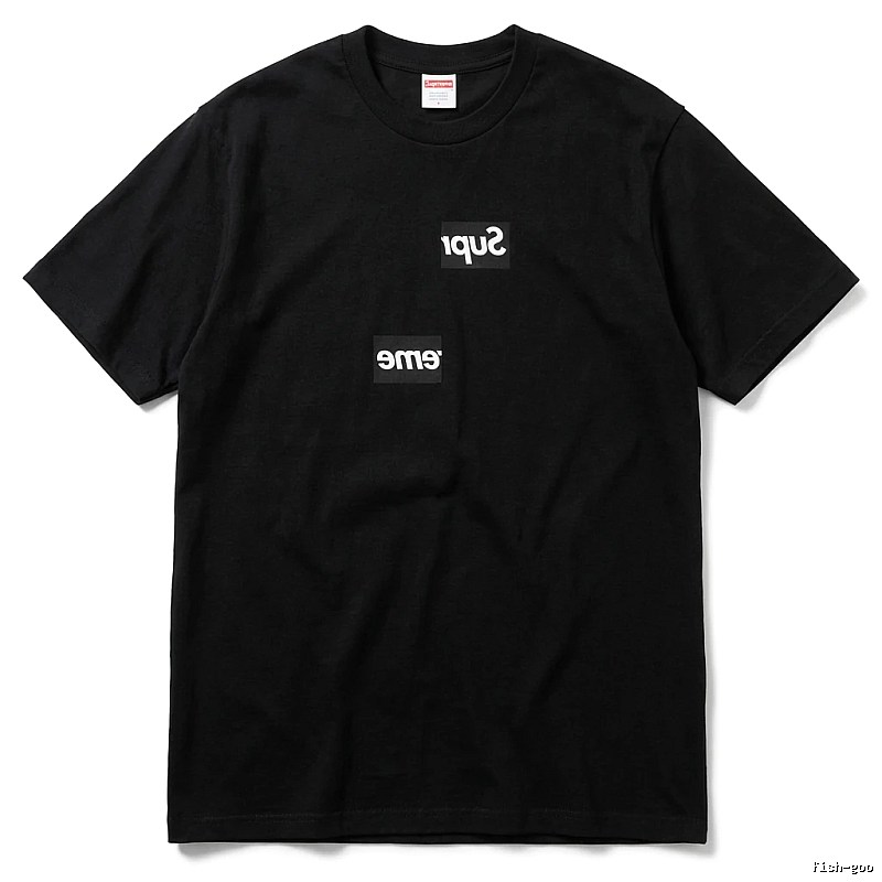 Supreme classic black T-shirt