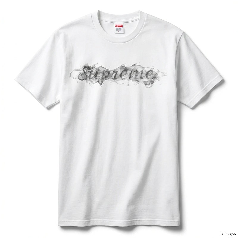 Supreme Smoke Style White T-shirt