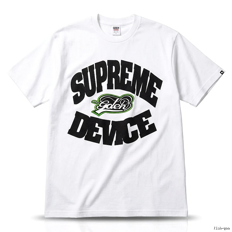 Supreme trendy brand white T-shirt