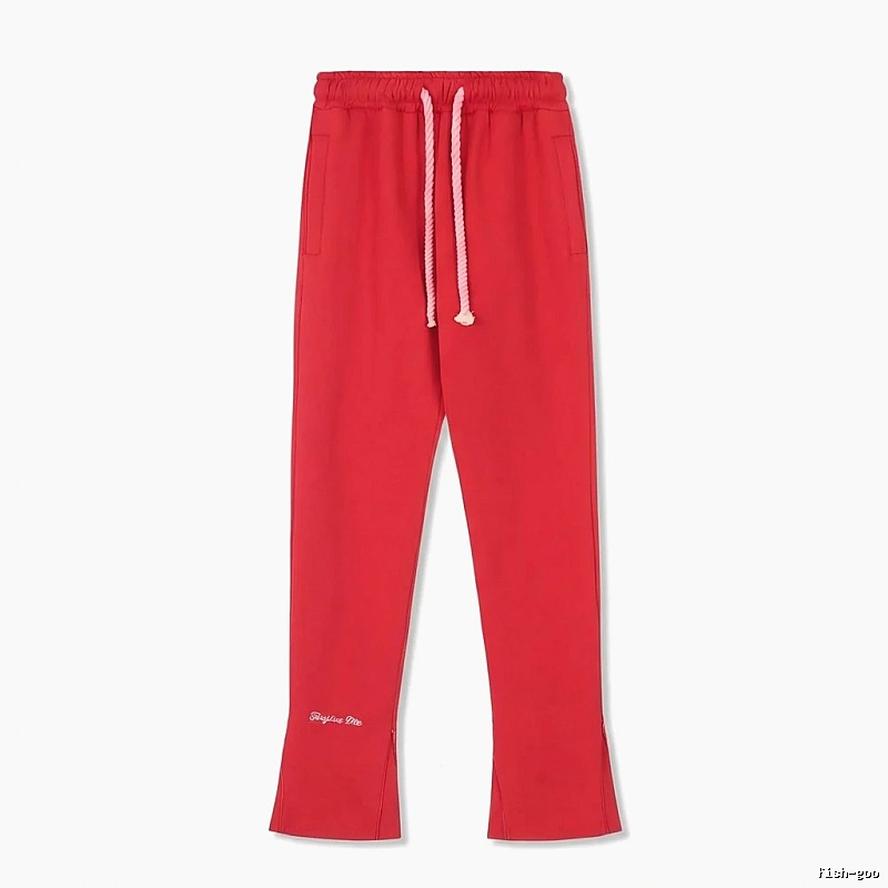SynaWorld casual-style red long trousers