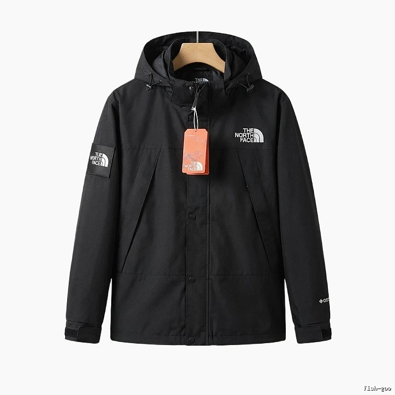 The North Face outdoor-style black coat