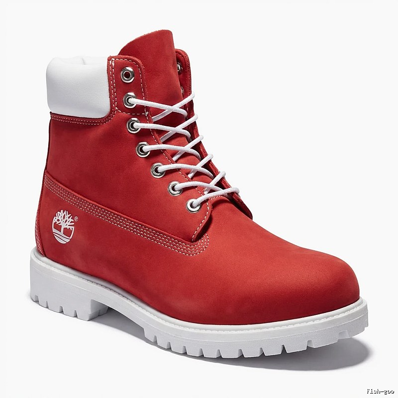 Timberland classic high-top red boots
