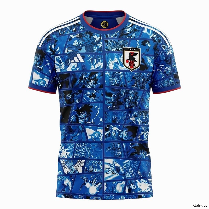 Tokyo Ghoul anime-style blue T-shirt