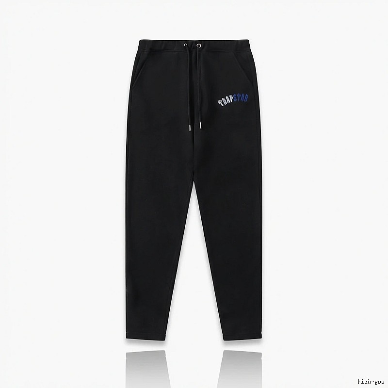 Trapstar minimalist style black sweatpants
