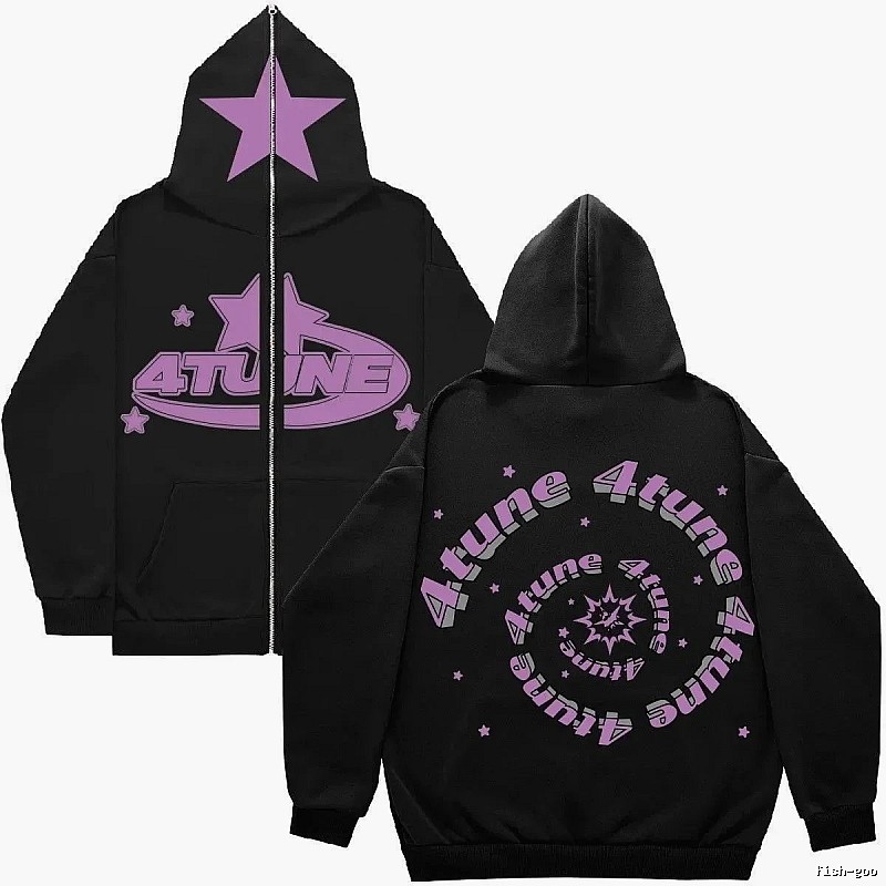 Trapstar Premium Style Graphic zip hoodie Black Zip Pink for Minimal Outfits
