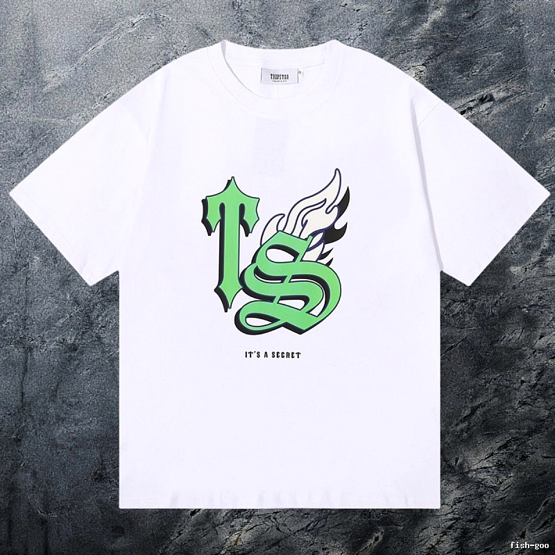 Trapstar Relaxed Keys graphic T-shirt Black White Key with Designer-Inspired Detail