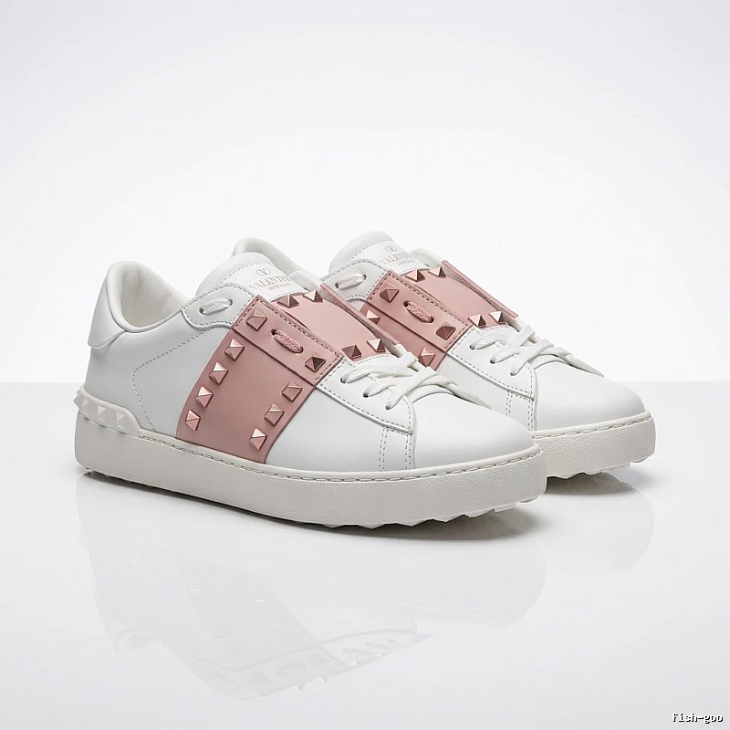 Valentino Rivet Fashionable White Shoes