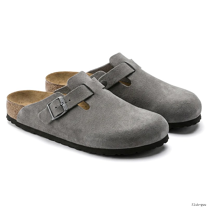 Vintage-style gray of BIRKENSTOCK shoes