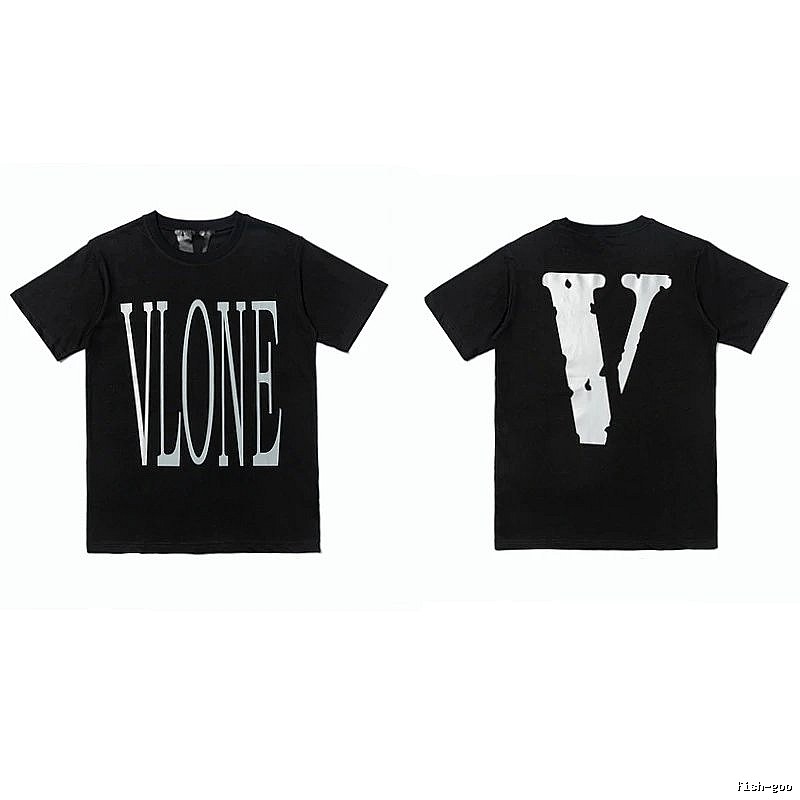 Vlone Compact Logo T-shirt Black Purple Vlone for Sport-Inspired Styling