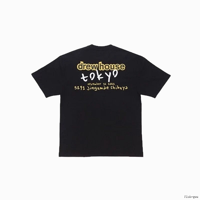 DrewHouse Tokyo Limited Street Style Black T-Shirt