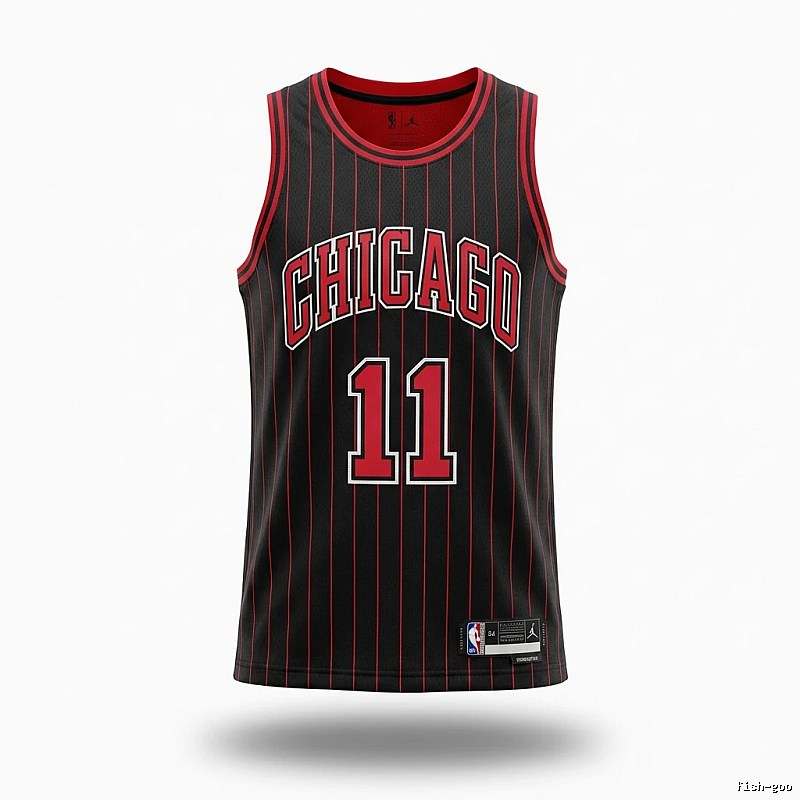 Michael Jordan retro black and red jersey