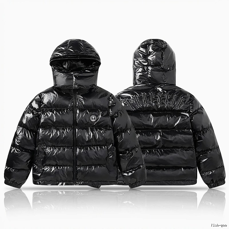 Trapstar Trendy Glossy Black Down Jacket